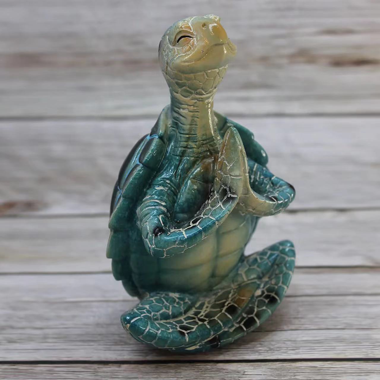Yoga Meditation Turtle Turtle Turtle Animal Statue Ornaments