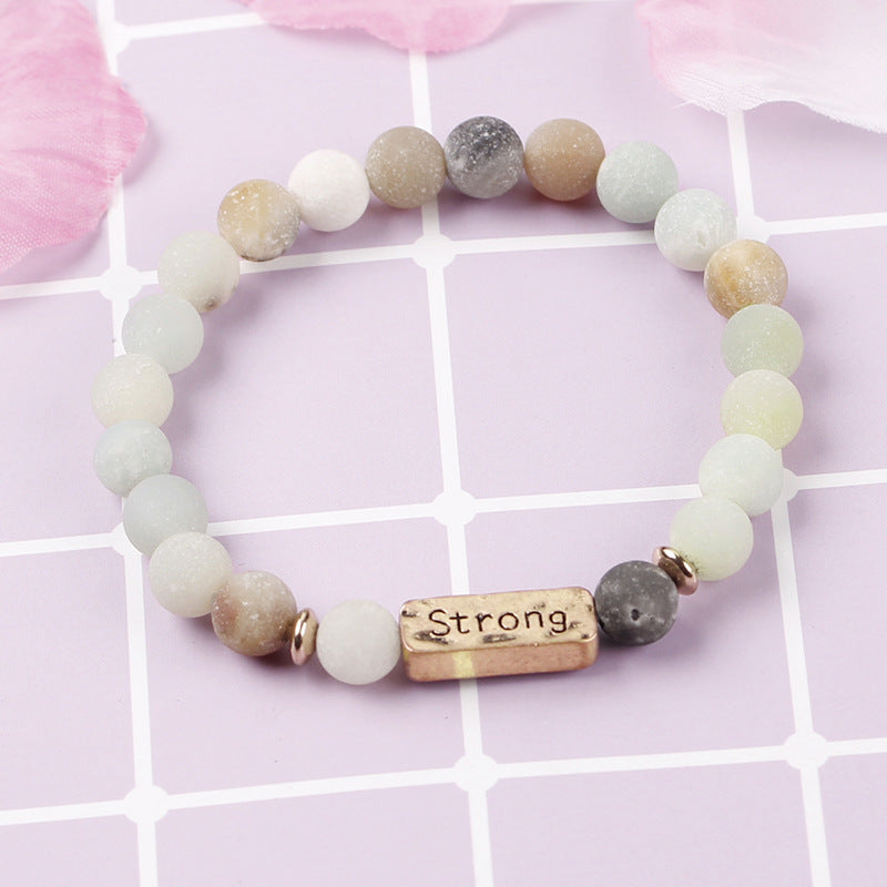 Fashion Inspirational Volcanic Rock Alloy Accessories Bracelet