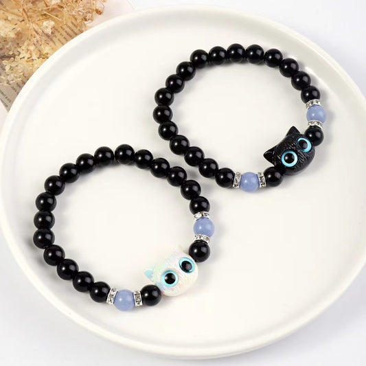 Night Luminous Original Cute Cheese Cute Kitty Bracelet