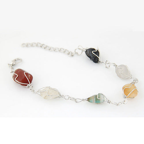 Fashion Metal Color Gravel Personality Bracelet