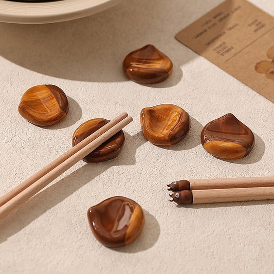 Ceramic Chopstick Holder Household Chopsticks Pillow Suit Creative Rest Chopstick Holder