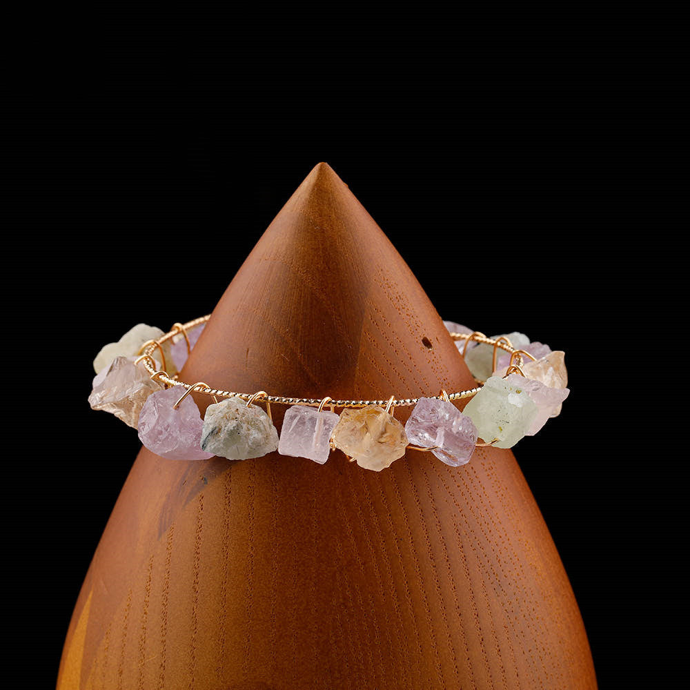 Ladies Reiki Bracelet Rose Citrine Stone