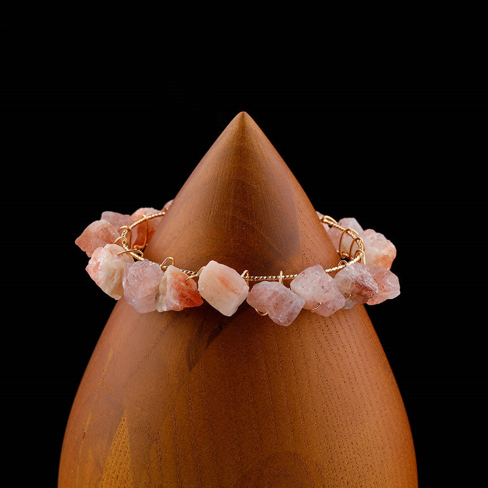 Ladies Reiki Bracelet Rose Citrine Stone