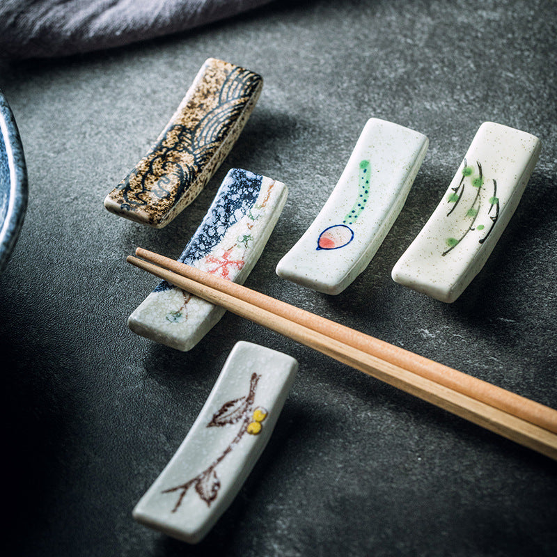 Creative Ceramic Chopsticks Rest Support Restaurant Ding Room
