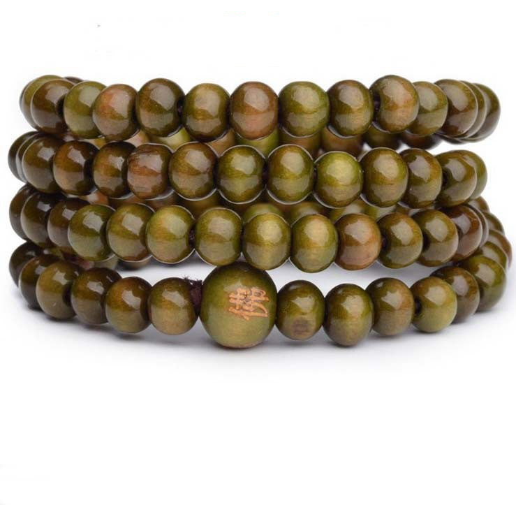 6MM Sandalwood 108 Buddhist Bead Bracelet