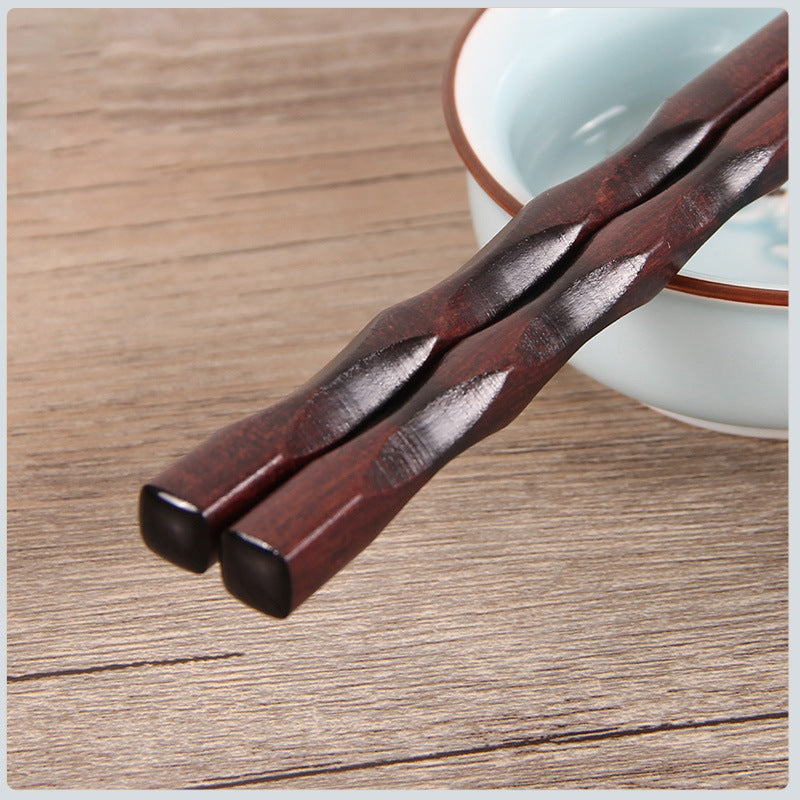 Wooden Japanese Style Chopsticks Household Craft Chopsticks Wooden Tableware