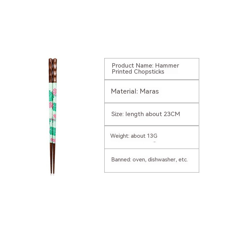 Fashion Flower Household Hotel Chopsticks