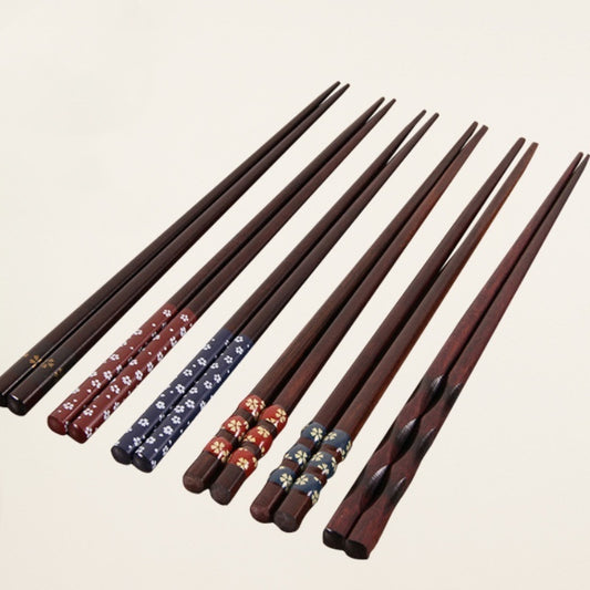 Wooden Japanese Style Chopsticks Household Craft Chopsticks Wooden Tableware