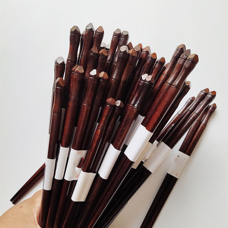 Craft Muzi Solid Wood Old Lacquer Gift Chopsticks