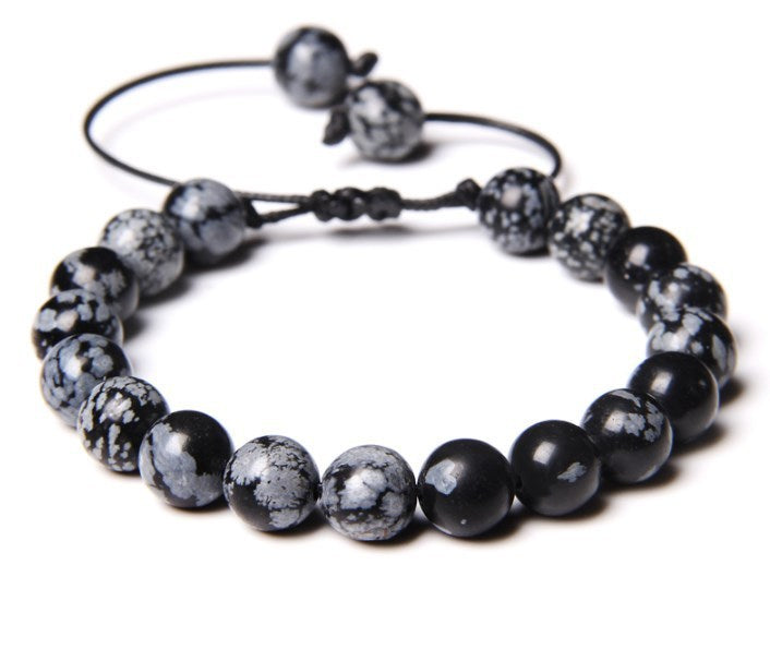 Marble Amazon Yoga Bracelet DIY Foreign Trade Supply Cross-border European And American Agate Bead Bracelet