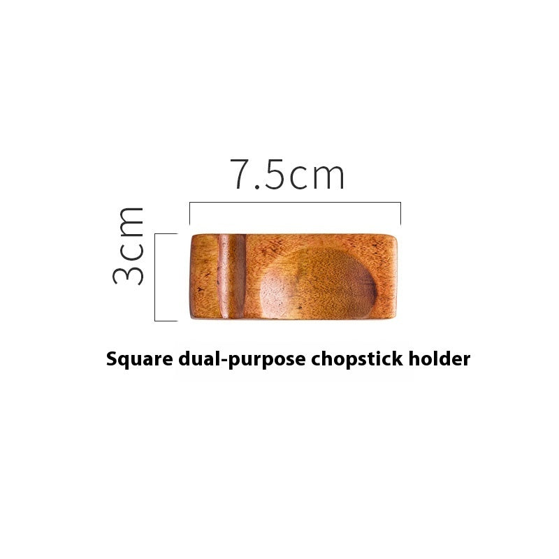 Japanese Style Wooden Chopsticks Shelf Spoon Bracket Creative Simple