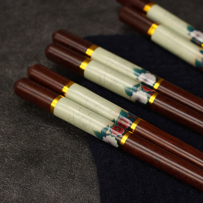 Red Sandalwood Household High-end Fashion Chopsticks