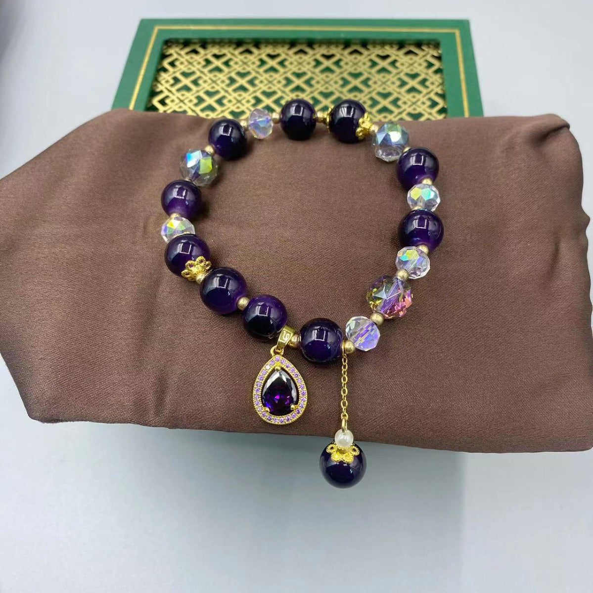 Fashion Lavender Romantic Amethyst Bracelet For Women