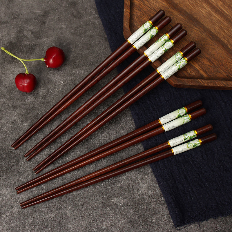 Red Sandalwood Household High-end Fashion Chopsticks