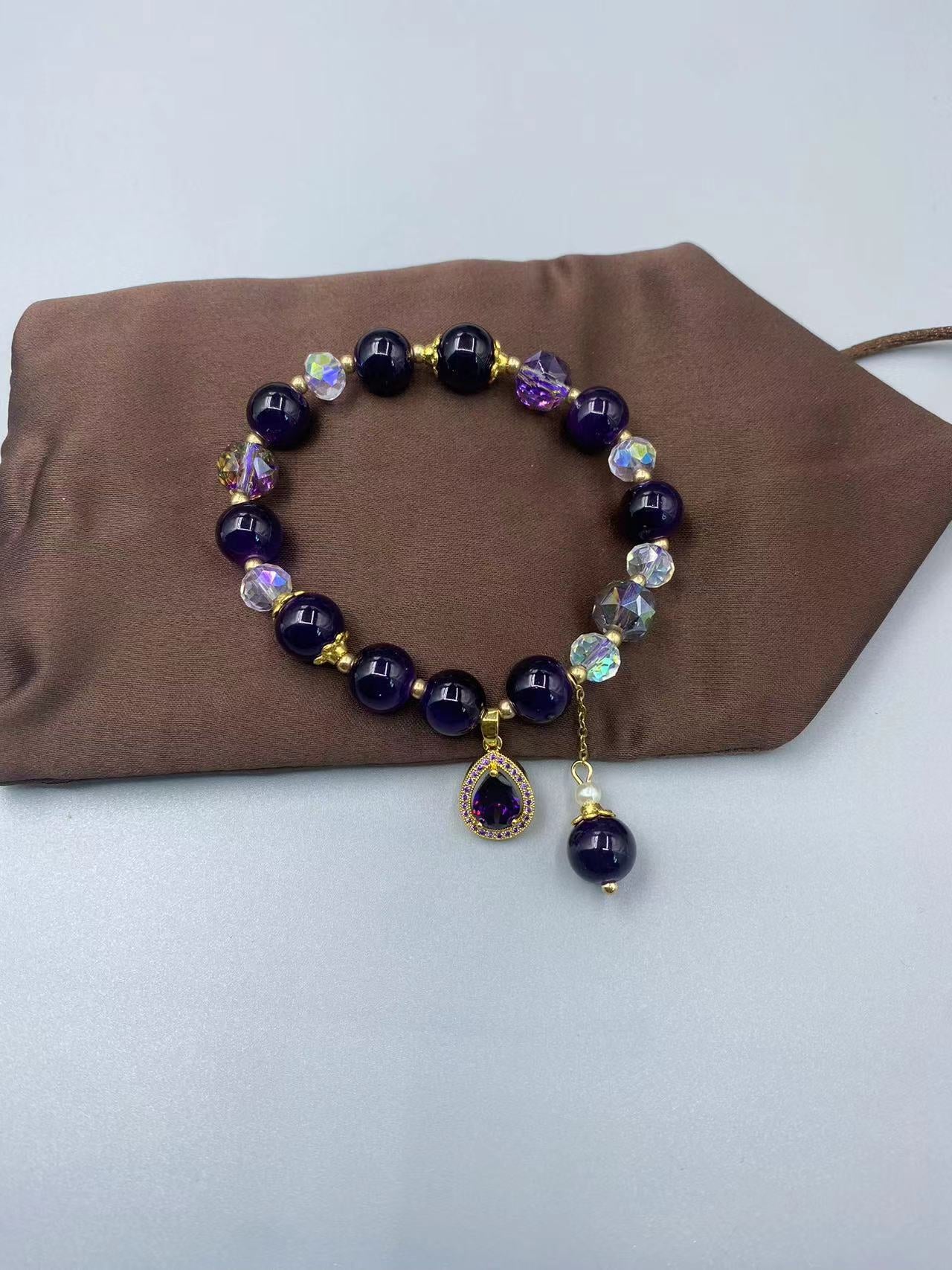 Fashion Lavender Romantic Amethyst Bracelet For Women