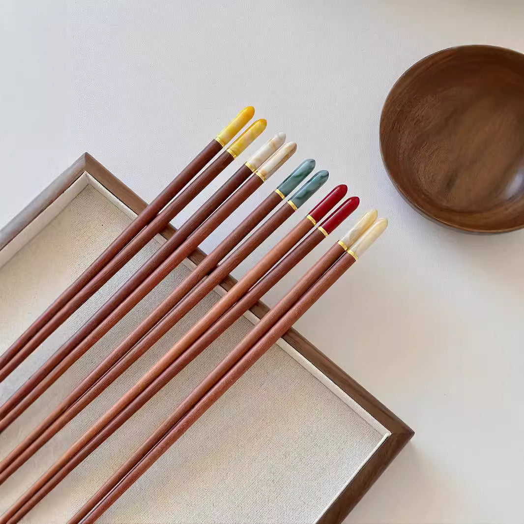 Top Red Sandalwood Chopsticks Household High-end