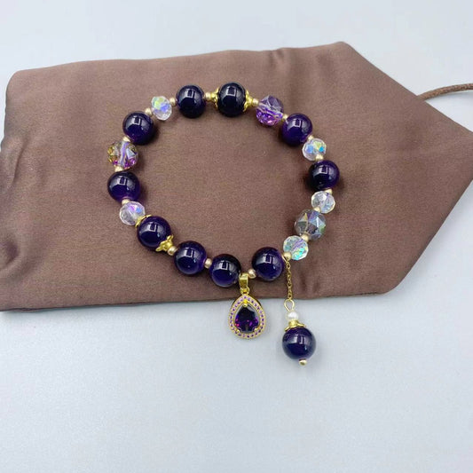Fashion Lavender Romantic Amethyst Bracelet For Women