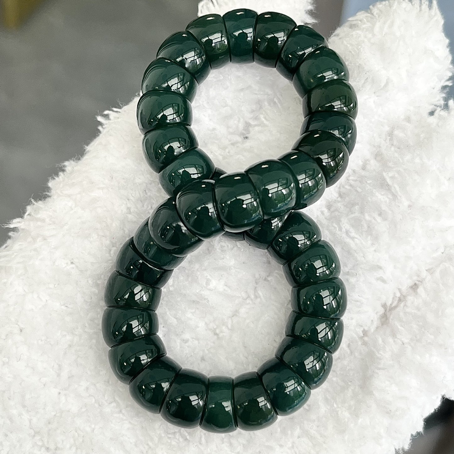 Little Lime Pork Intestine Hand Toy Pliable Temperament Prayer Beads Bracelet