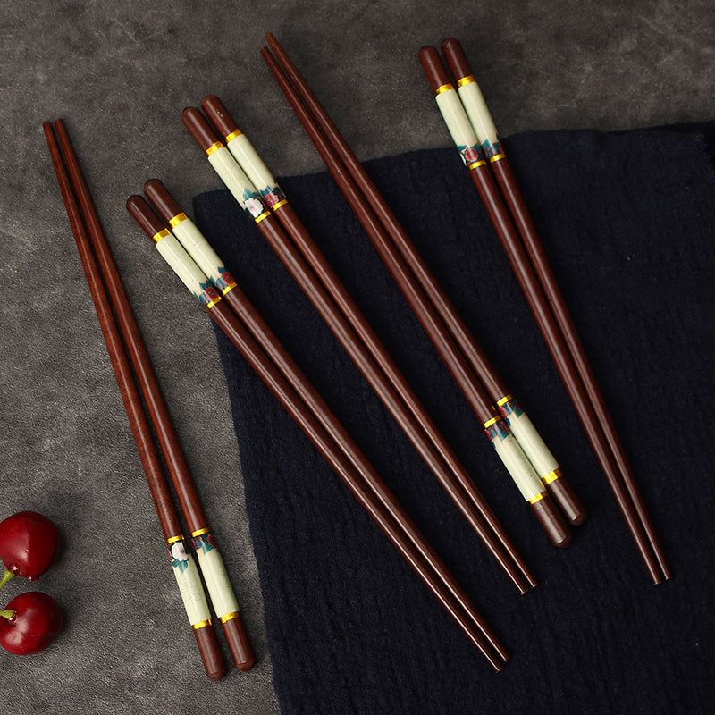 Red Sandalwood Household High-end Fashion Chopsticks