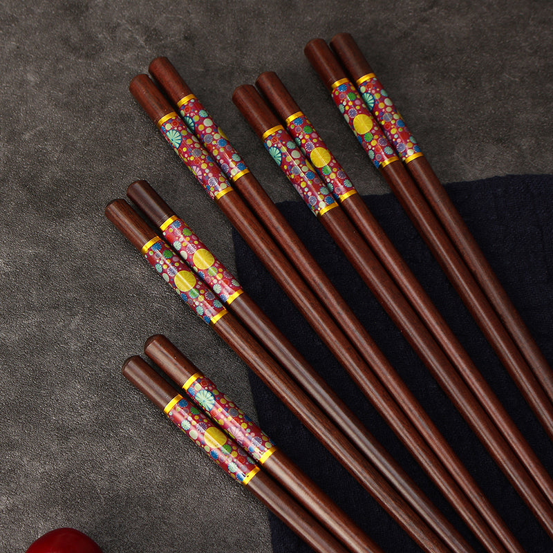 Red Sandalwood Household High-end Fashion Chopsticks
