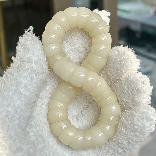 Little Lime Pork Intestine Hand Toy Pliable Temperament Prayer Beads Bracelet