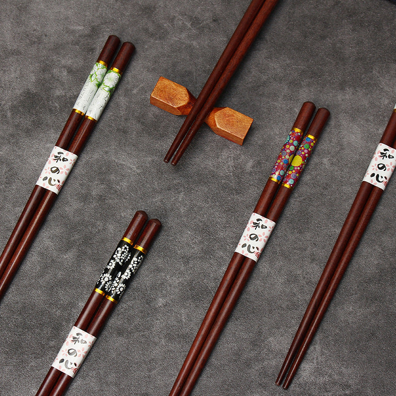 Red Sandalwood Household High-end Fashion Chopsticks