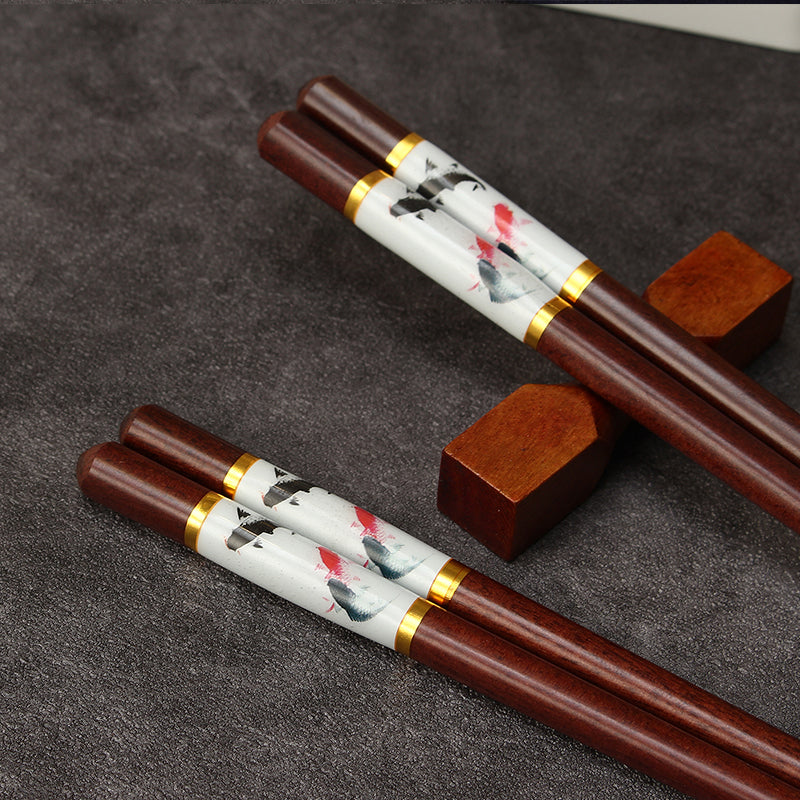 Red Sandalwood Household High-end Fashion Chopsticks