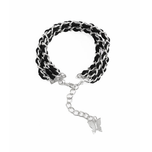 Creative Jewelry Fashion Simple Multi-layer Chain Flannel Bracelet