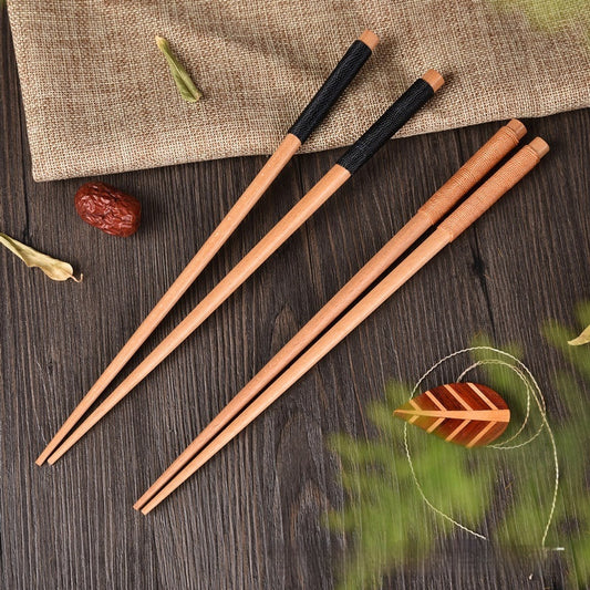 Japanese Beech Four Corners Wrapping Solid Wood Chopsticks