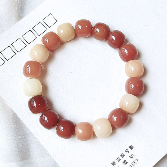 Women's Fashion Simple Pure Natural Small Lime Bodhi Root Bracelet