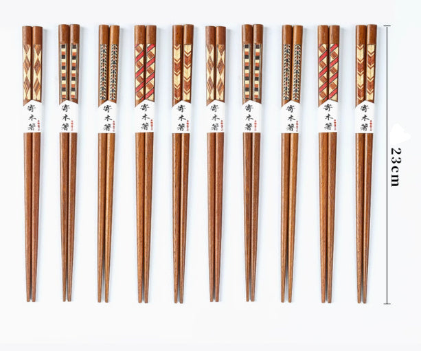 Send Wooden Chopsticks Pointed Anti-mildew Non-slip Meal