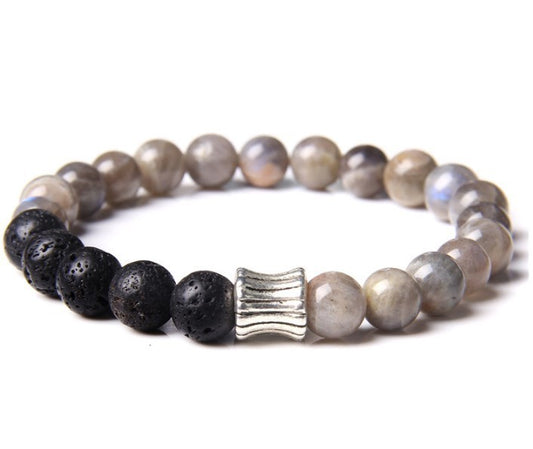 European And American Onyx Bead Bracelet