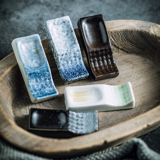 Ceramic Chopsticks Rest Dual-use Chopsticks Holding Spoons