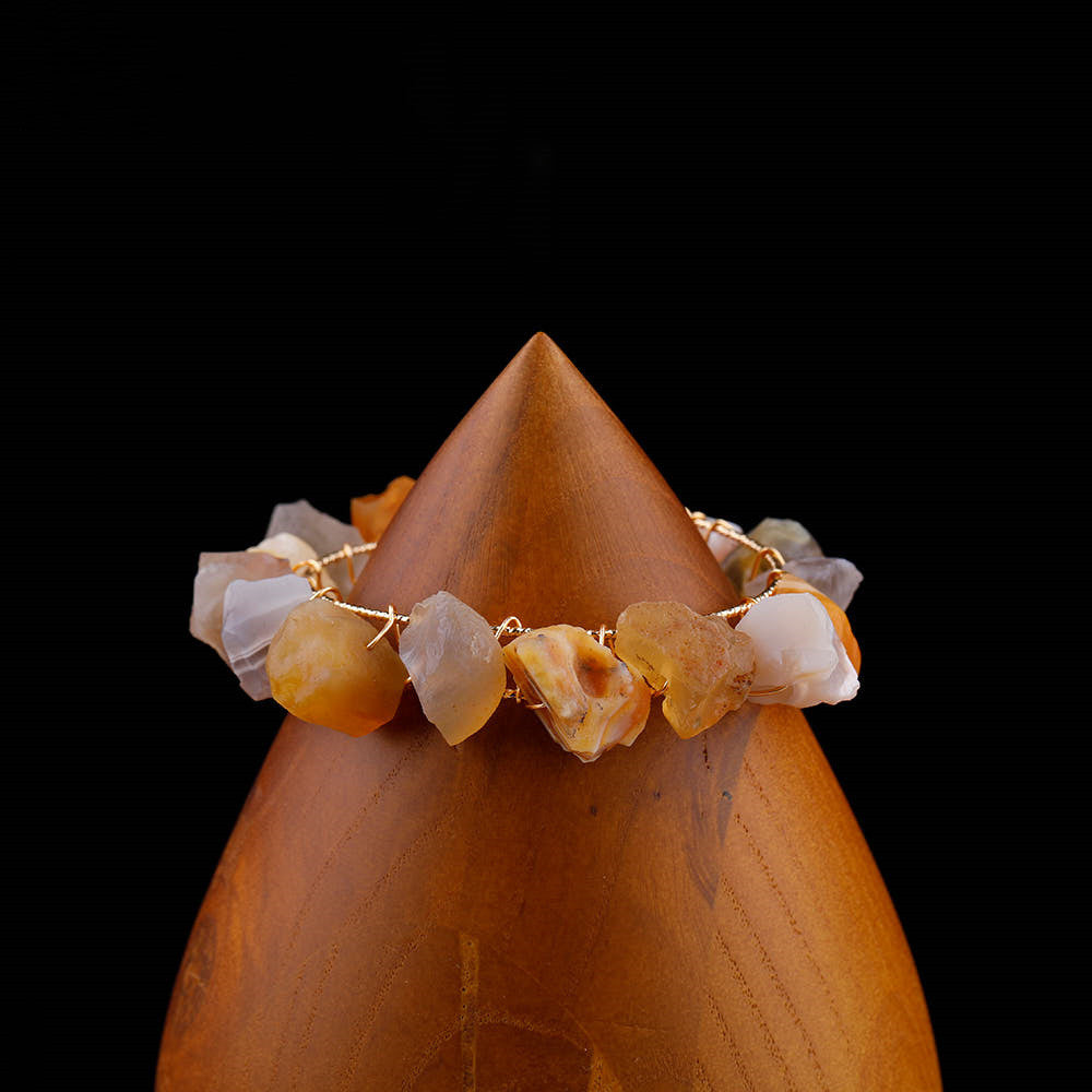 Ladies Reiki Bracelet Rose Citrine Stone