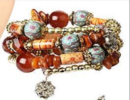 Shell Terracotta Multi-layer Winding Bracelet