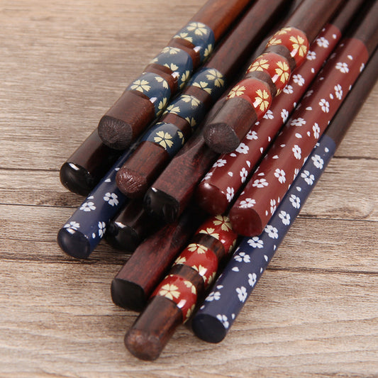 Wooden Japanese Style Chopsticks Household Craft Chopsticks Wooden Tableware