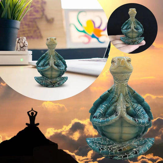 Yoga Meditation Turtle Turtle Turtle Animal Statue Ornaments