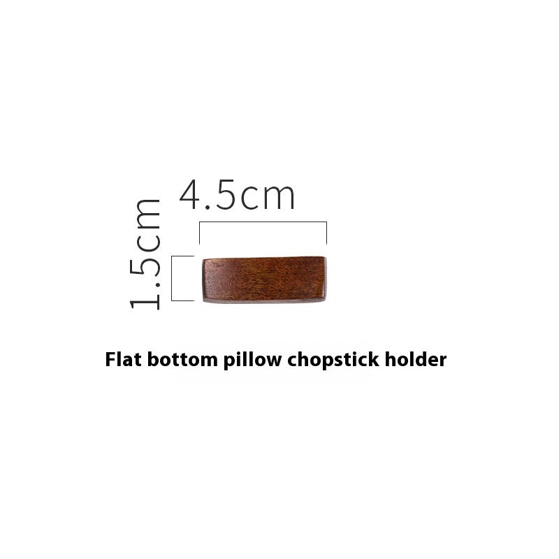 Japanese Style Wooden Chopsticks Shelf Spoon Bracket Creative Simple