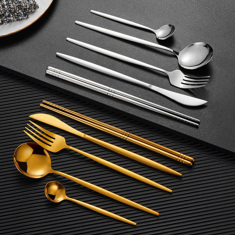 Household Stainless Steel Chopsticks Portuguese Tableware