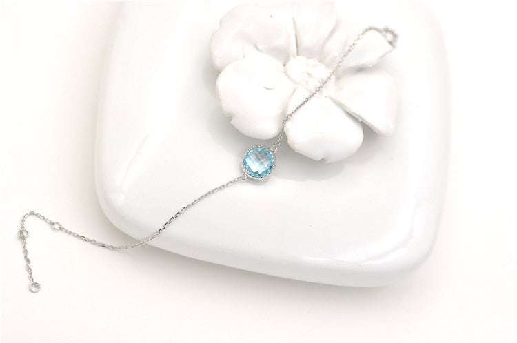 New Topaz Bracelet  Natural Crystal