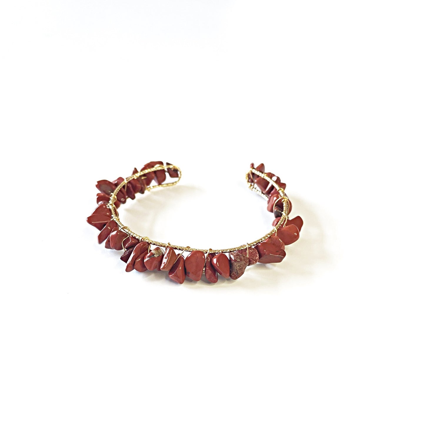 Women's Natural Crystal Gravel Winding Bracelet