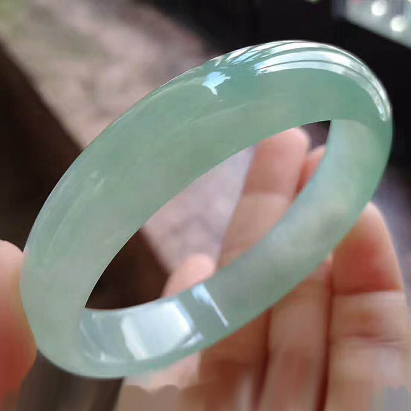Women's Fashion Simple Ice-like Jadeite Jade Bracelet