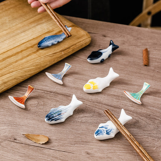 Japanese Creative Chopstick Holder Ceramic
