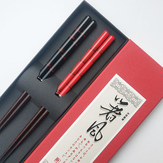 Couple Chopsticks Wooden Chopsticks Box