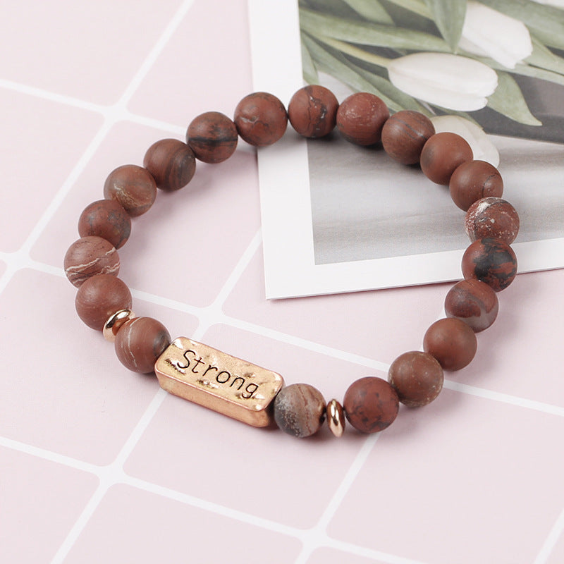 Fashion Inspirational Volcanic Rock Alloy Accessories Bracelet
