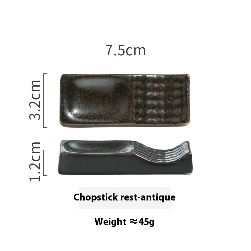 Ceramic Chopsticks Rest Dual-use Chopsticks Holding Spoons