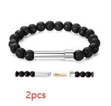 Natural Agate Tiger Eye Crystal Beads Beaded Bracelet