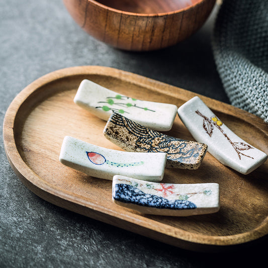 Creative Ceramic Chopsticks Rest Support Restaurant Ding Room