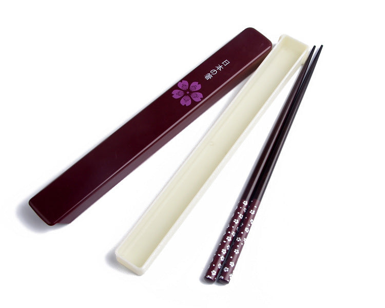 Children's Chopsticks Box Plastic Student Tableware Storage Box