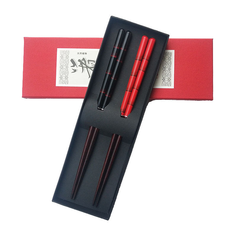 Couple Chopsticks Wooden Chopsticks Box